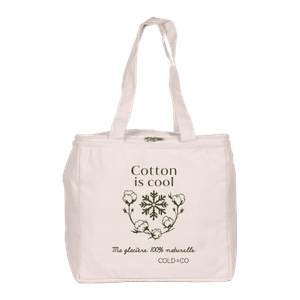 Cotton and jute tote bag